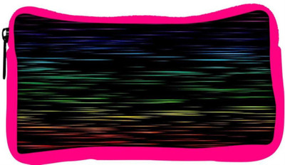 

Snoogg Eco Friendly Canvas Laser Shower 2414 Student Pen Pencil Case Coin Purse Pouch Cosmetic Makeup Bag (PINK) Pouch(Multicolor)