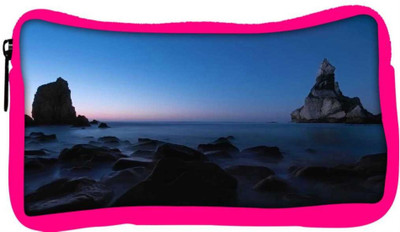 

Snoogg Eco Friendly Canvas Mountains In The Ocean Designer Student Pen Pencil Case Coin Purse Pouch Cosmetic Makeup Bag (PINK) Pouch(Multicolor)