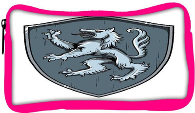 

Snoogg Eco Friendly Canvas Crests Vector Element Student Pen Pencil Case Coin Purse Pouch Cosmetic Makeup Bag (PINK) Pouch(Multicolor)