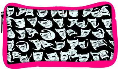 

Snoogg Eco Friendly Canvas Dollar Kitty Student Pen Pencil Case Coin Purse Pouch Cosmetic Makeup Bag (PINK) Pouch(Multicolor)