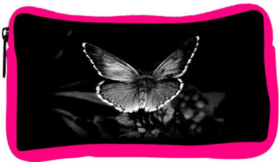 

Snoogg Eco Friendly Canvas Black And White Nature Designer Student Pen Pencil Case Coin Purse Pouch Cosmetic Makeup Bag (PINK) Pouch(Multicolor)