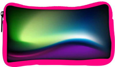

Snoogg Eco Friendly Canvas Green And Blue Design Designer Student Pen Pencil Case Coin Purse Pouch Cosmetic Makeup Bag (PINK) Pouch(Multicolor)
