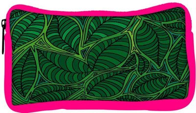 

Snoogg Eco Friendly Canvas Abstract Sketch Of Leaf Background Vector Illustration Student Pen Pencil Case Coin Purse Pouch Cosmetic Makeup Bag (PINK) Pouch(Multicolor)