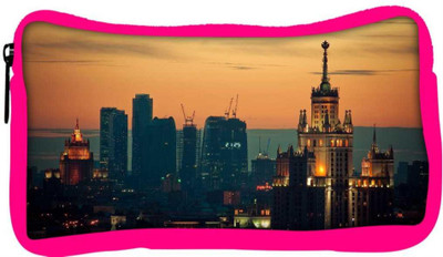 

Snoogg Eco Friendly Canvas Darken City Designer Student Pen Pencil Case Coin Purse Pouch Cosmetic Makeup Bag (PINK) Pouch(Multicolor)
