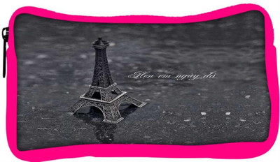 

Snoogg Eco Friendly Canvas Eiffel Love Student Pen Pencil Case Coin Purse Pouch Cosmetic Makeup Bag (PINK) Pouch(Multicolor)