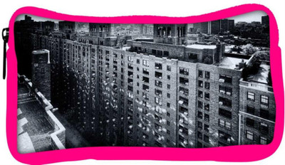 

Snoogg Eco Friendly Canvas Manhattan New York City Designer Student Pen Pencil Case Coin Purse Pouch Cosmetic Makeup Bag (PINK) Pouch(Multicolor)