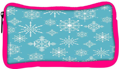 

Snoogg Eco Friendly Canvas Christmas Spring Blue Designer Student Pen Pencil Case Coin Purse Pouch Cosmetic Makeup Bag (PINK) Pouch(Multicolor)