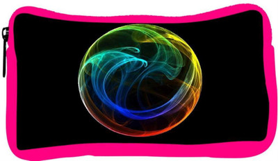 

Snoogg Eco Friendly Canvas Smoky Earth Designer Student Pen Pencil Case Coin Purse Pouch Cosmetic Makeup Bag (PINK) Pouch(Multicolor)