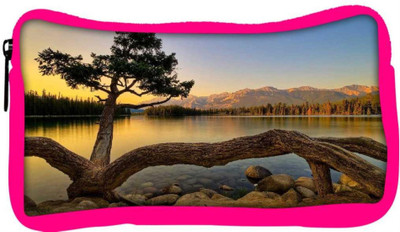 

Snoogg Eco Friendly Canvas Zig Zag Tree Designer Student Pen Pencil Case Coin Purse Pouch Cosmetic Makeup Bag (PINK) Pouch(Multicolor)
