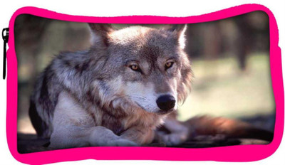 

Snoogg Eco Friendly Canvas Wolfy Dog Designer Student Pen Pencil Case Coin Purse Pouch Cosmetic Makeup Bag (PINK) Pouch(Multicolor)