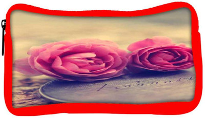 

Snoogg Eco Friendly Canvas Miniature Roses Student Pen Pencil Case Coin Purse Pouch Cosmetic Makeup Bag (RED) Pouch(Multicolor)