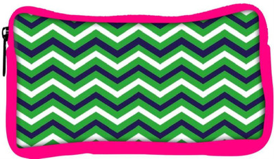 

Snoogg Eco Friendly Canvas Green Waves Pattern 2540 Student Pen Pencil Case Coin Purse Pouch Cosmetic Makeup Bag (PINK) Pouch(Multicolor)