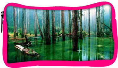 

Snoogg Eco Friendly Canvas Green Water Designer Student Pen Pencil Case Coin Purse Pouch Cosmetic Makeup Bag (PINK) Pouch(Multicolor)