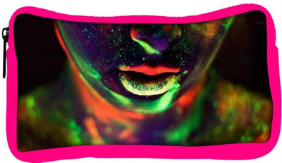 

Snoogg Eco Friendly Canvas Neon Lips 2492 Student Pen Pencil Case Coin Purse Pouch Cosmetic Makeup Bag (PINK) Pouch(Multicolor)