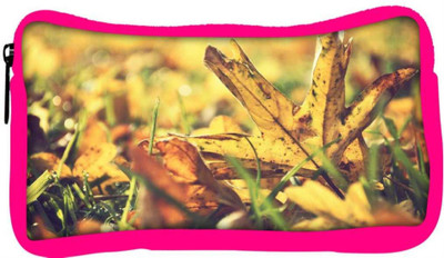 

Snoogg Eco Friendly Canvas Dry Leaves In Garden Designer Student Pen Pencil Case Coin Purse Pouch Cosmetic Makeup Bag (PINK) Pouch(Multicolor)