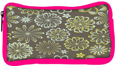 

Snoogg Eco Friendly Canvas White Florals Designer Student Pen Pencil Case Coin Purse Pouch Cosmetic Makeup Bag (PINK) Pouch(Multicolor)