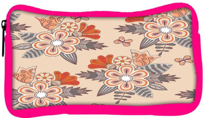 

Snoogg Eco Friendly Canvas Abstract Floral Background Student Pen Pencil Case Coin Purse Pouch Cosmetic Makeup Bag (PINK) Pouch(Multicolor)