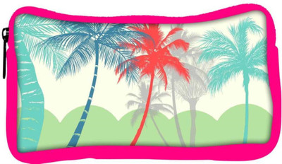 

Snoogg Eco Friendly Canvas Hawaii Student Pen Pencil Case Coin Purse Pouch Cosmetic Makeup Bag (PINK) Pouch(Multicolor)