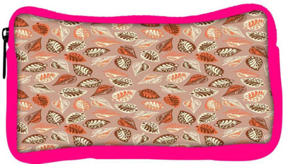 

Snoogg Eco Friendly Canvas Abstract Leaves In Cream Designer Student Pen Pencil Case Coin Purse Pouch Cosmetic Makeup Bag (PINK) Pouch(Multicolor)