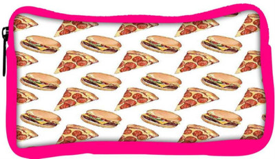 

Snoogg Eco Friendly Canvas Fast Food Pattern Student Pen Pencil Case Coin Purse Pouch Cosmetic Makeup Bag (PINK) Pouch(Multicolor)