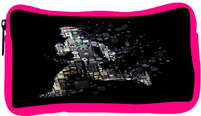 

Snoogg Eco Friendly Canvas Kevin Mitnick Ghost 2653 Student Pen Pencil Case Coin Purse Pouch Cosmetic Makeup Bag (PINK) Pouch(Multicolor)