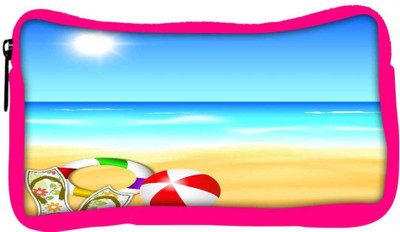 

Snoogg Eco Friendly Canvas Abstract Summer Background Student Pen Pencil Case Coin Purse Pouch Cosmetic Makeup Bag (PINK) Pouch(Multicolor)