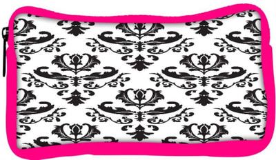 

Snoogg Eco Friendly Canvas Grey White Designer Student Pen Pencil Case Coin Purse Pouch Cosmetic Makeup Bag (PINK) Pouch(Multicolor)