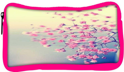 

Snoogg Eco Friendly Canvas Pink Flowers Serene Student Pen Pencil Case Coin Purse Pouch Cosmetic Makeup Bag (PINK) Pouch(Multicolor)