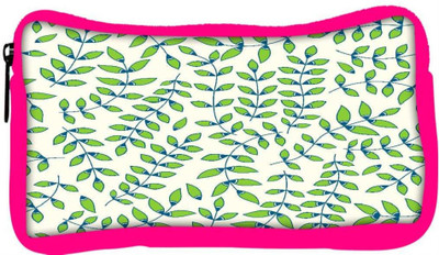 

Snoogg Eco Friendly Canvas Green Small Leaves Designer Student Pen Pencil Case Coin Purse Pouch Cosmetic Makeup Bag (PINK) Pouch(Multicolor)