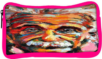 

Snoogg Eco Friendly Canvas Einstein Scientist'S Vision Student Pen Pencil Case Coin Purse Pouch Cosmetic Makeup Bag (PINK) Pouch(Multicolor)
