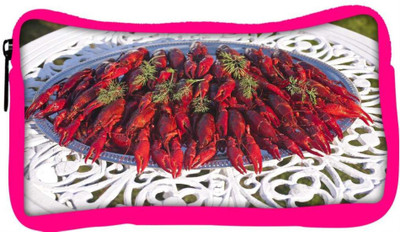 

Snoogg Eco Friendly Canvas Crayfishes Student Pen Pencil Case Coin Purse Pouch Cosmetic Makeup Bag (PINK) Pouch(Multicolor)