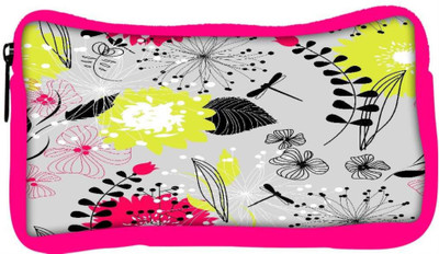 

Snoogg Eco Friendly Canvas Retro Floral Seamless Background Student Pen Pencil Case Coin Purse Pouch Cosmetic Makeup Bag (PINK) Pouch(Multicolor)