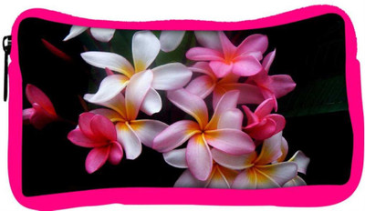 

Snoogg Eco Friendly Canvas White Petals Designer Student Pen Pencil Case Coin Purse Pouch Cosmetic Makeup Bag (PINK) Pouch(Multicolor)