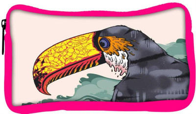 

Snoogg Eco Friendly Canvas Stylized Toucan 2703 Student Pen Pencil Case Coin Purse Pouch Cosmetic Makeup Bag (PINK) Pouch(Multicolor)