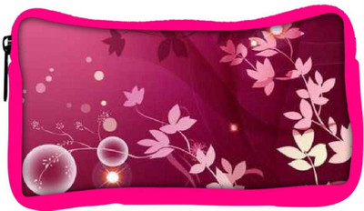 

Snoogg Eco Friendly Canvas Flower Pink Graphic Student Pen Pencil Case Coin Purse Pouch Cosmetic Makeup Bag (PINK) Pouch(Multicolor)