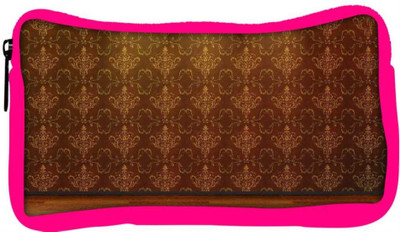 

Snoogg Eco Friendly Canvas Abstract Wall Design Designer Student Pen Pencil Case Coin Purse Pouch Cosmetic Makeup Bag (PINK) Pouch(Multicolor)