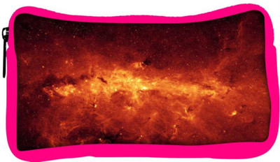 

Snoogg Eco Friendly Canvas Milky Way And Galaxy Designer Student Pen Pencil Case Coin Purse Pouch Cosmetic Makeup Bag (PINK) Pouch(Multicolor)