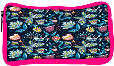 

Snoogg Eco Friendly Canvas Seamless Texture With Flowers Student Pen Pencil Case Coin Purse Pouch Cosmetic Makeup Bag (PINK) Pouch(Multicolor)