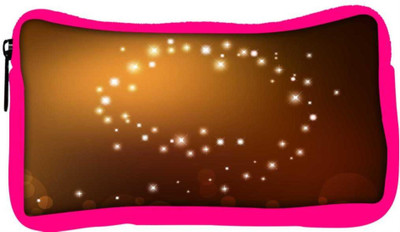 

Snoogg Eco Friendly Canvas Golden Sparkling Designer Student Pen Pencil Case Coin Purse Pouch Cosmetic Makeup Bag (PINK) Pouch(Multicolor)