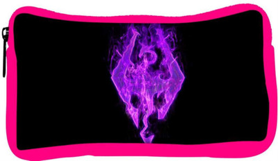 

Snoogg Eco Friendly Canvas Skyrim Designer Student Pen Pencil Case Coin Purse Pouch Cosmetic Makeup Bag (PINK) Pouch(Multicolor)