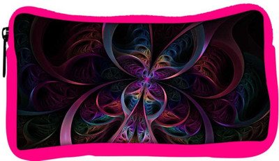 

Snoogg Eco Friendly Canvas Abstract Colorful Pattern Designer Student Pen Pencil Case Coin Purse Pouch Cosmetic Makeup Bag (PINK) Pouch(Multicolor)