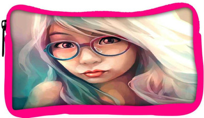 

Snoogg Eco Friendly Canvas Hipster Girl 2853 Student Pen Pencil Case Coin Purse Pouch Cosmetic Makeup Bag (PINK) Pouch(Multicolor)