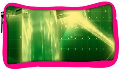 

Snoogg Eco Friendly Canvas Green Crystal In The Grid 2638 Student Pen Pencil Case Coin Purse Pouch Cosmetic Makeup Bag (PINK) Pouch(Multicolor)