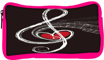 

Snoogg Eco Friendly Canvas Note Of Love Student Pen Pencil Case Coin Purse Pouch Cosmetic Makeup Bag (PINK) Pouch(Multicolor)