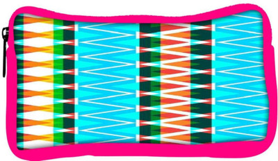 

Snoogg Eco Friendly Canvas Aztec Neon Aqua Student Pen Pencil Case Coin Purse Pouch Cosmetic Makeup Bag (PINK) Pouch(Multicolor)