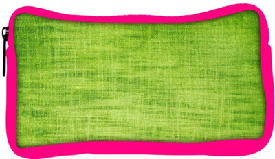 

Snoogg Eco Friendly Canvas Green Fabric Texture Designer Student Pen Pencil Case Coin Purse Pouch Cosmetic Makeup Bag (PINK) Pouch(Multicolor)