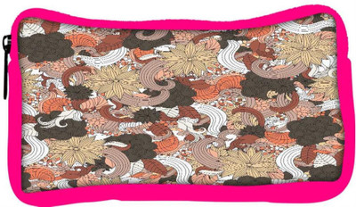 

Snoogg Eco Friendly Canvas Colorful Butterflies Designer Student Pen Pencil Case Coin Purse Pouch Cosmetic Makeup Bag (PINK) Pouch(Multicolor)