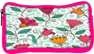 

Snoogg Eco Friendly Canvas Seamless Texture With Flowers And Butterflies Endless Floral Pattern Student Pen Pencil Case Coin Purse Pouch Cosmetic Makeup Bag (PINK) Pouch(Multicolor)