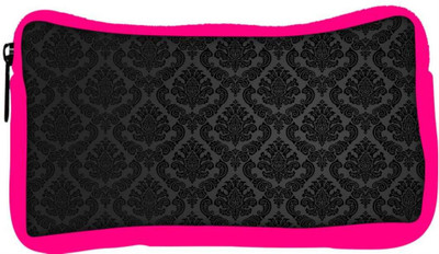 

Snoogg Eco Friendly Canvas Patterns Damask Designer Student Pen Pencil Case Coin Purse Pouch Cosmetic Makeup Bag (PINK) Pouch(Multicolor)