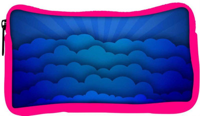 

Snoogg Eco Friendly Canvas Blue Clouds Designer Student Pen Pencil Case Coin Purse Pouch Cosmetic Makeup Bag (PINK) Pouch(Multicolor)